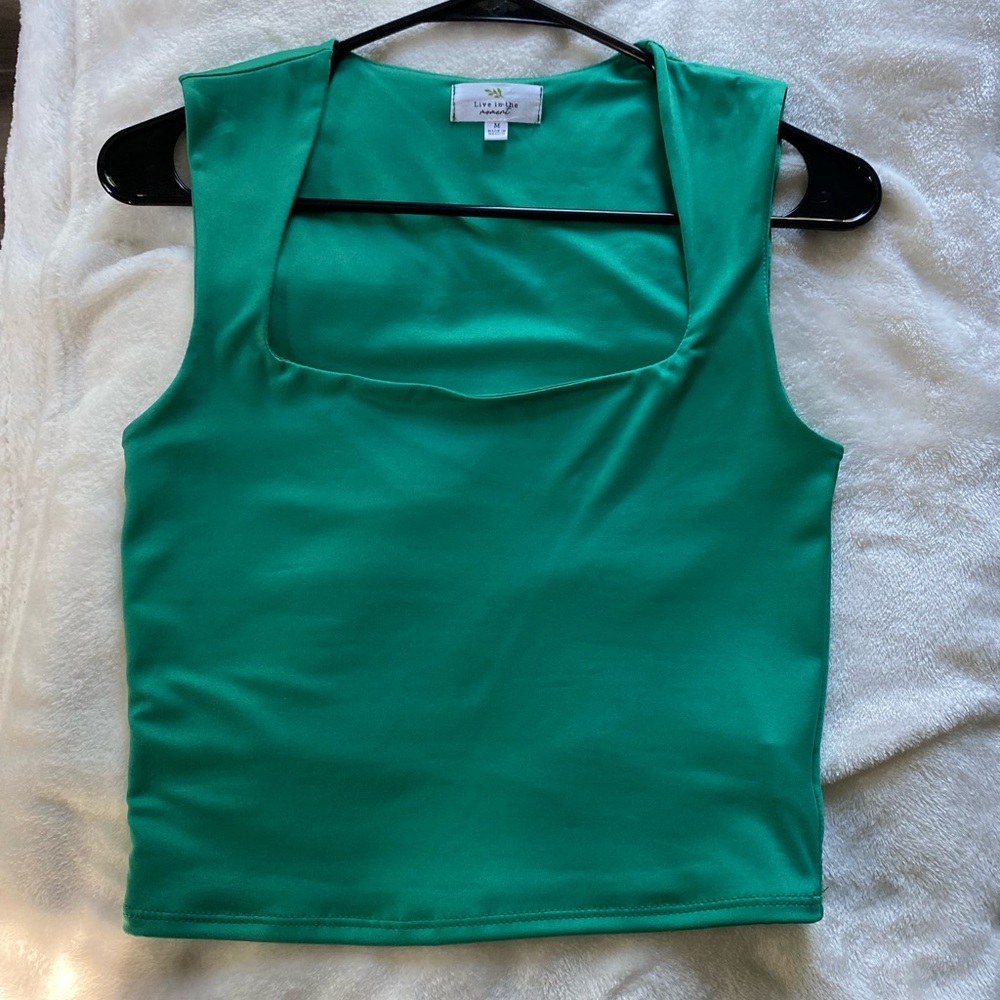 Vibrant Green Tank Top